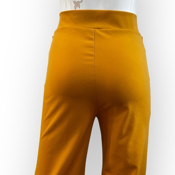 High Rise Belted Stretch Pull On Flared Pants - Picture 7 of 11